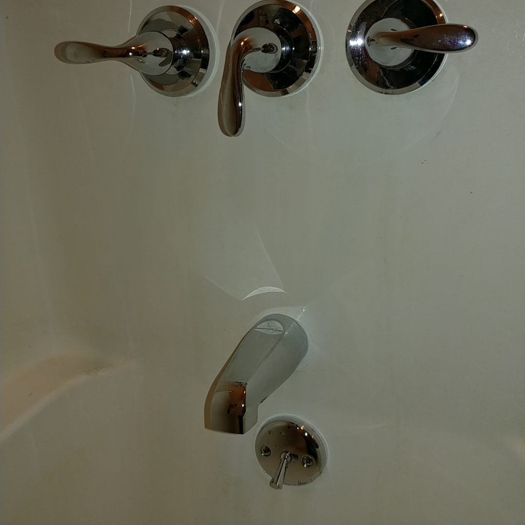 New bath plumbing