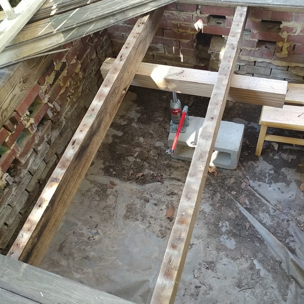 porch rebuild
