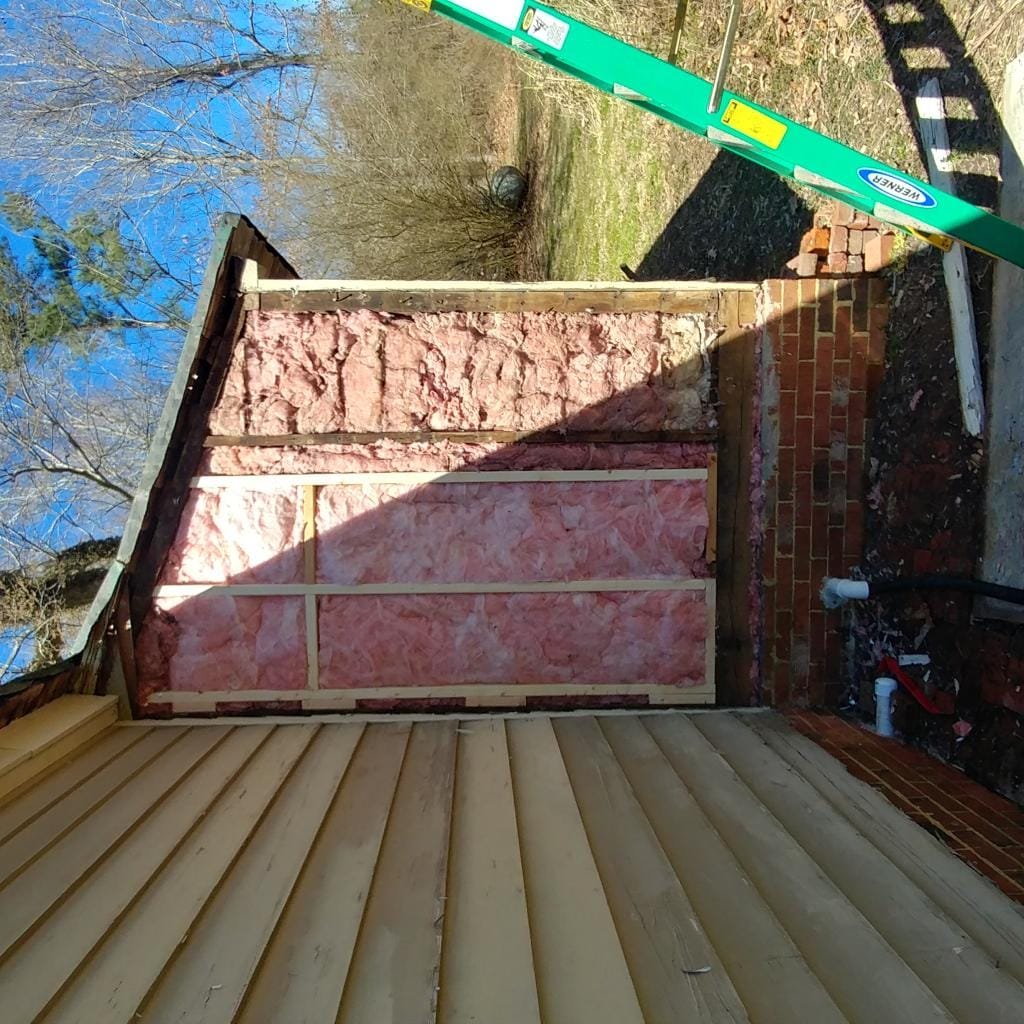 bath wall removed