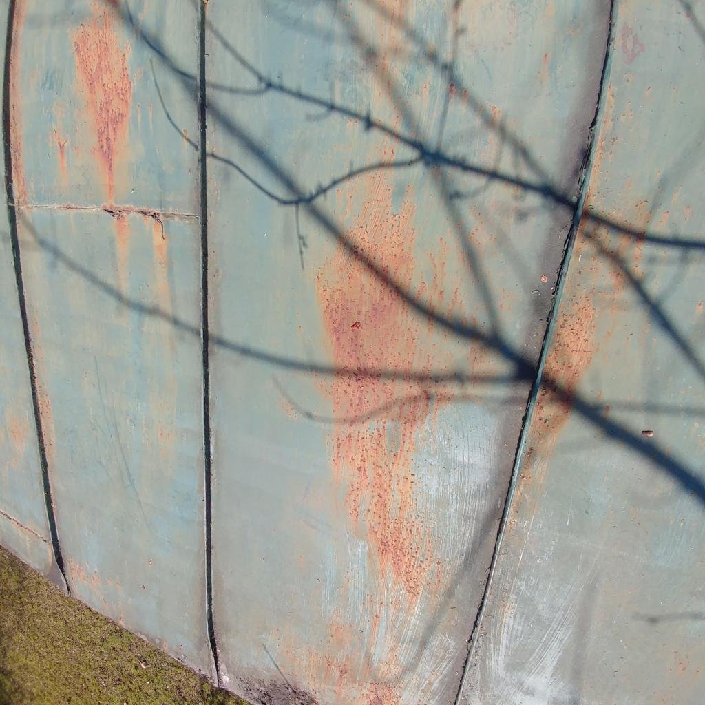 rusted metal roof