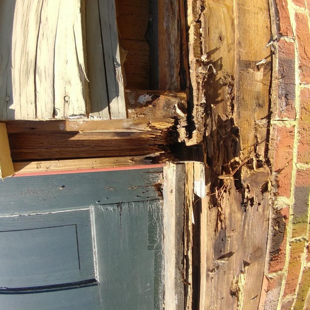 guest house siding rot