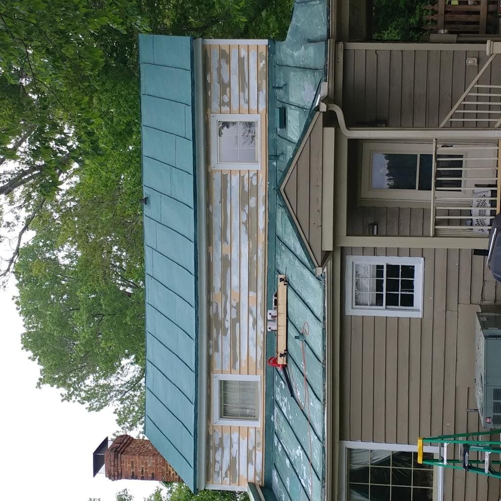 rear siding primed