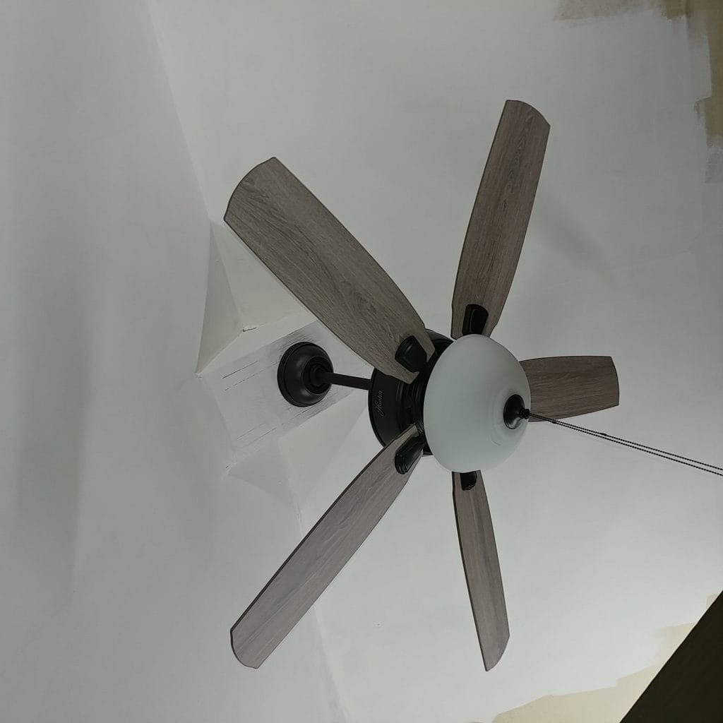 ceiling fan location