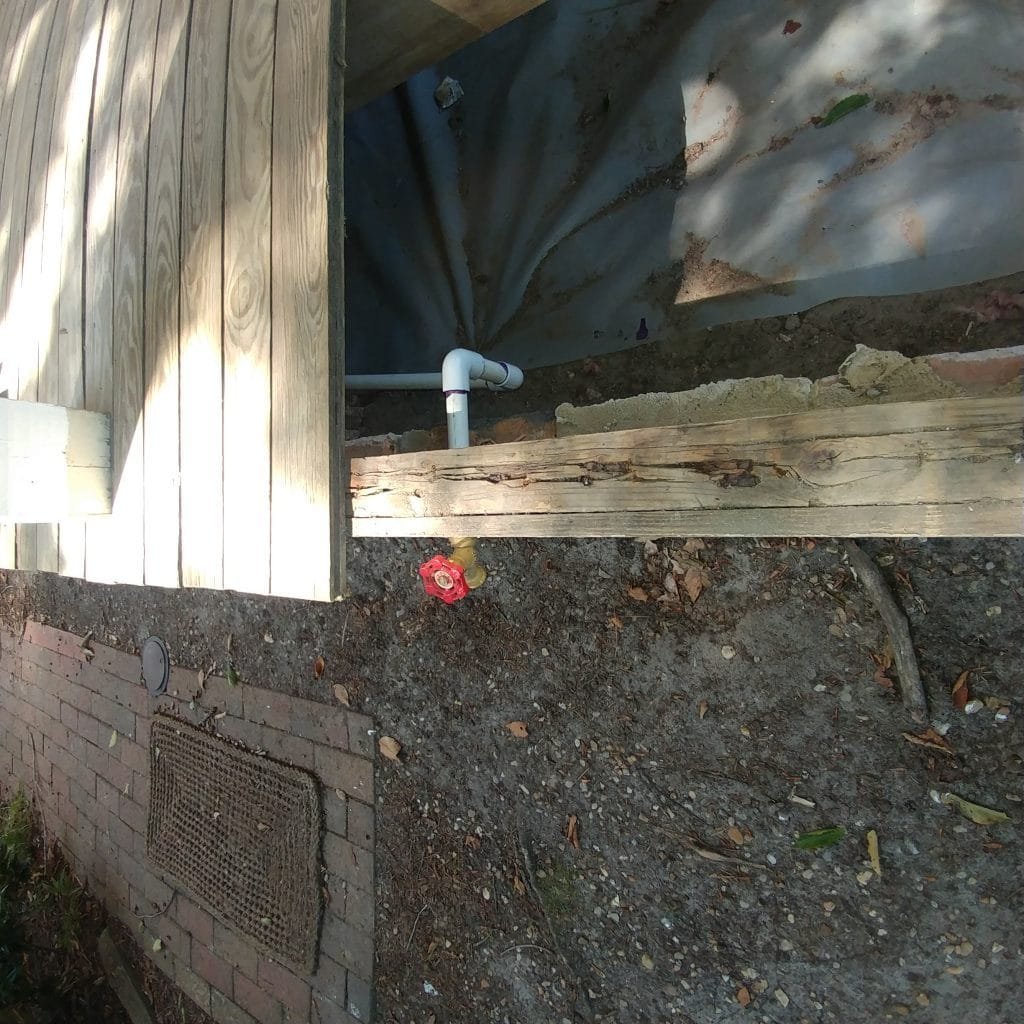 water valve installed