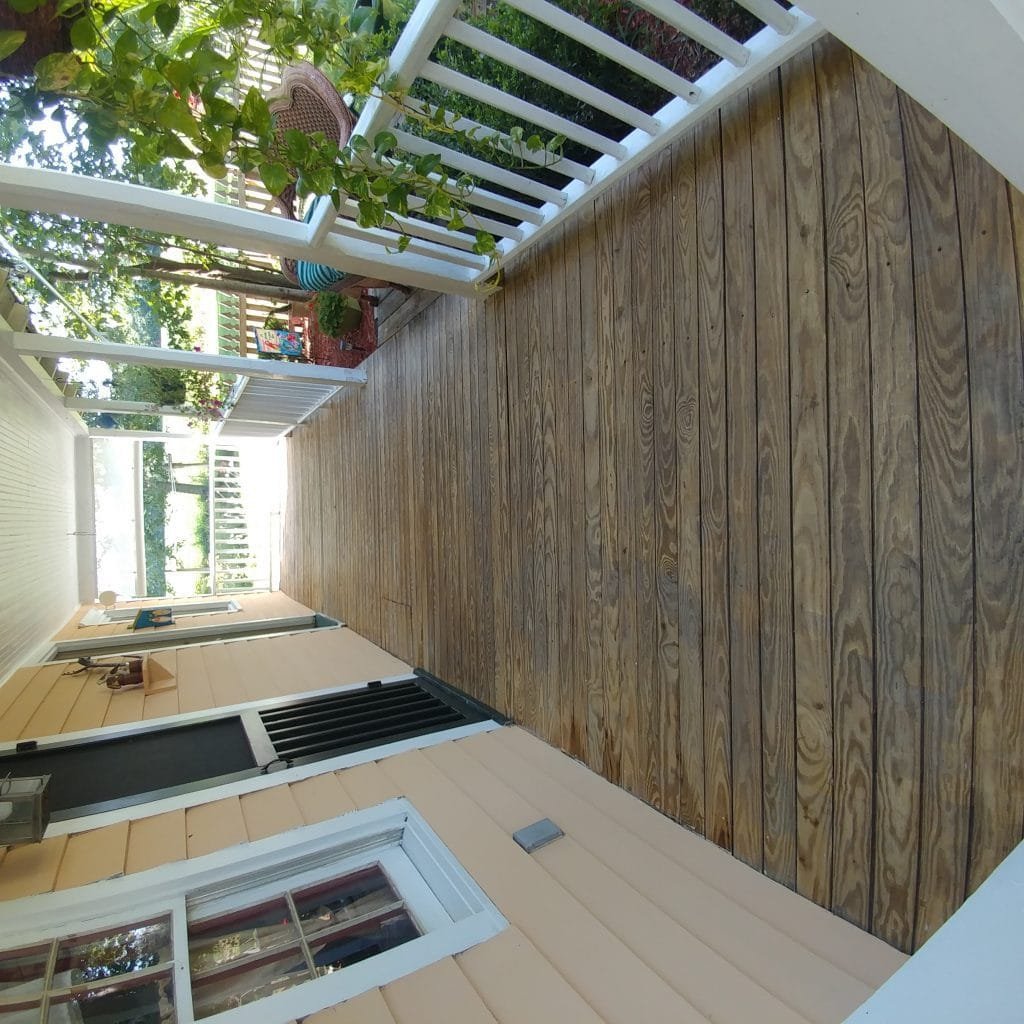 porch floor before