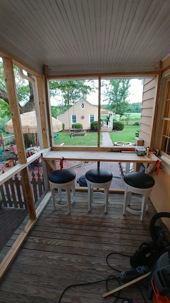 outside porch
