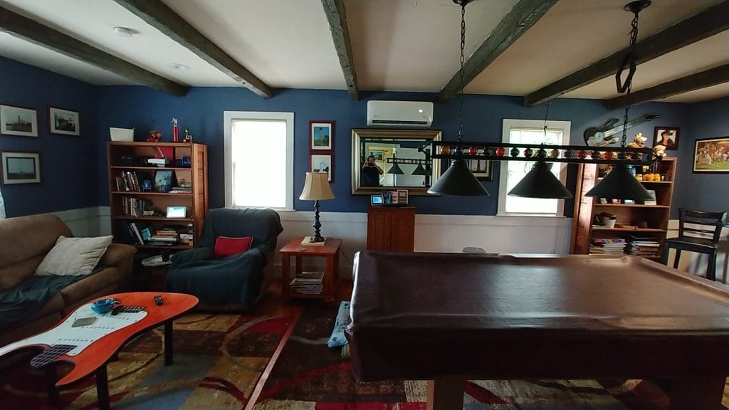 Den painted