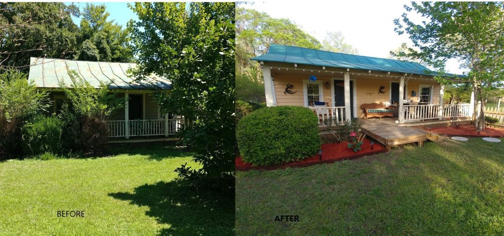 guest house before and after