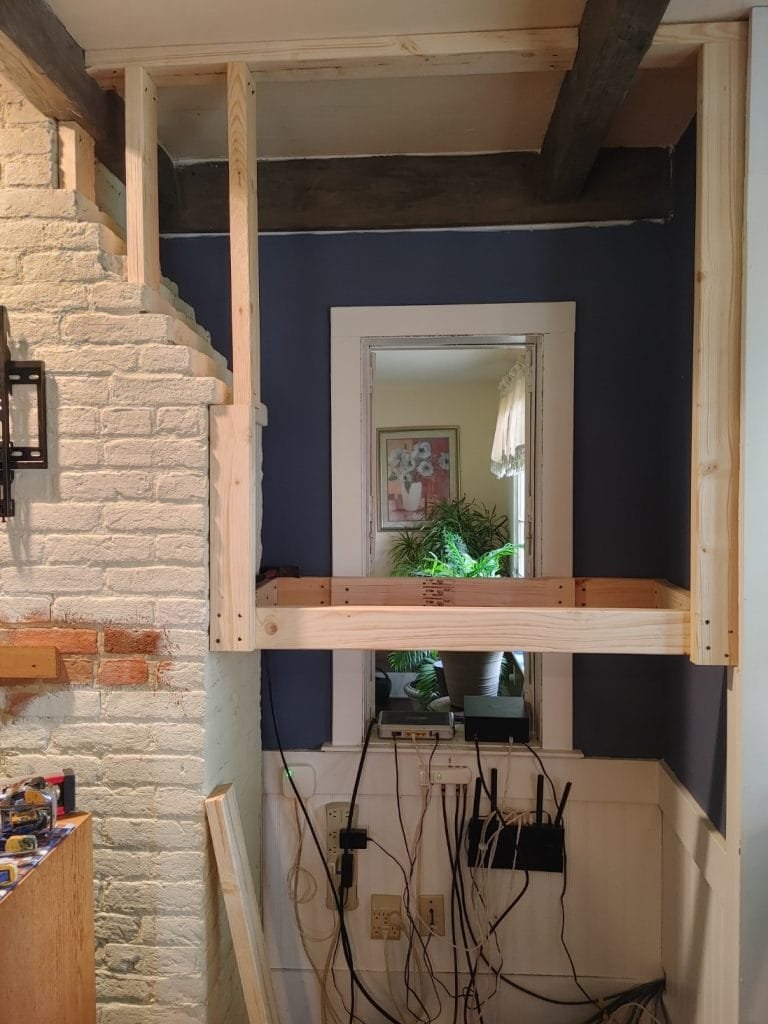 new wall started