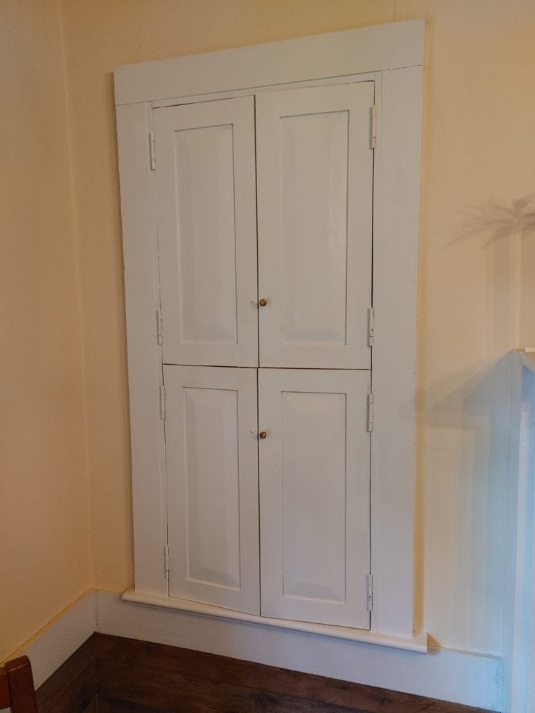 doors closed to new storage