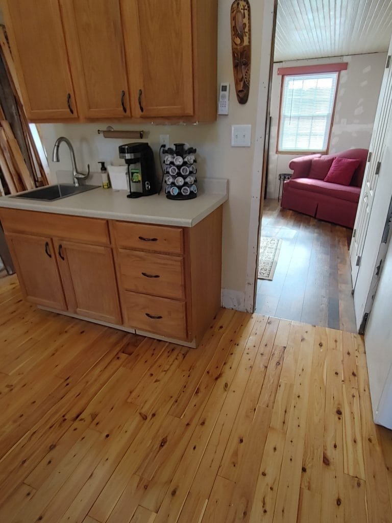 Kitchen looking into Bedroom