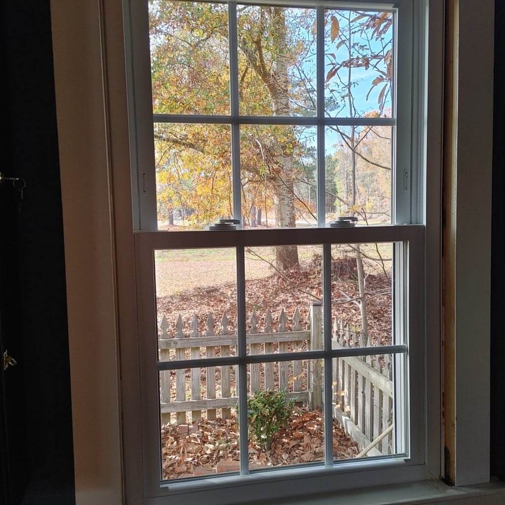 New window going in