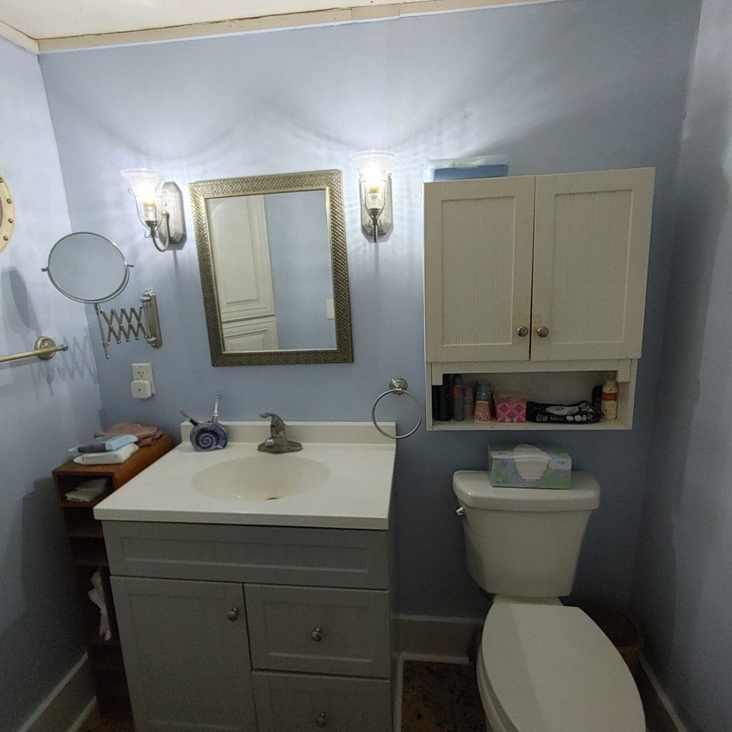 View from doorway