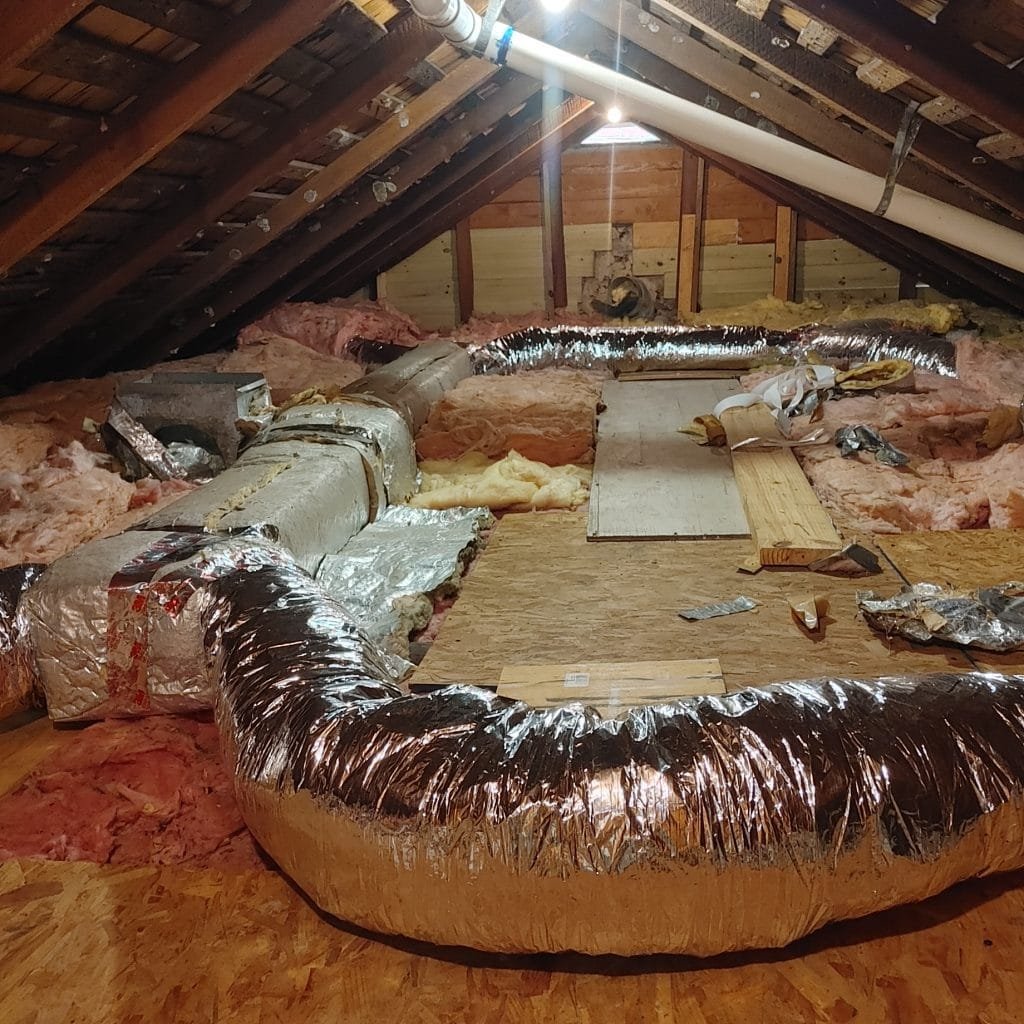 New A/C Ducts