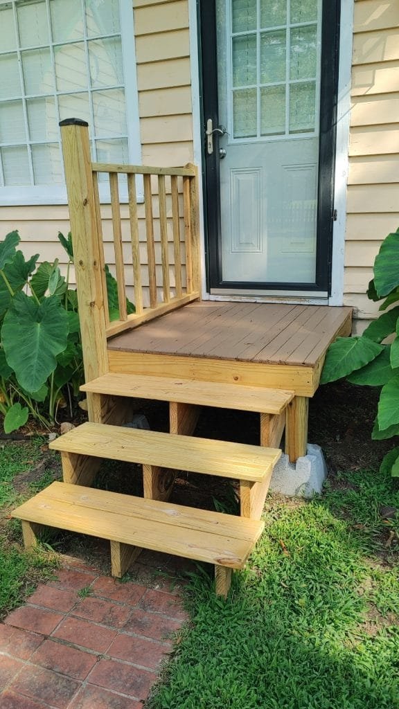 New steps to den