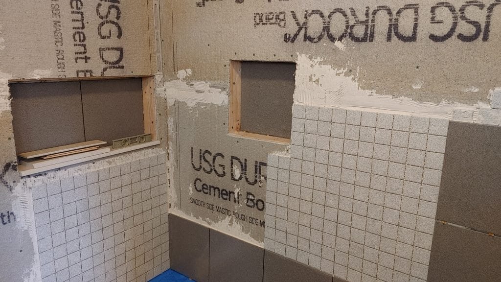 Installing tile