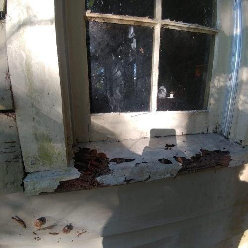 window sill rot