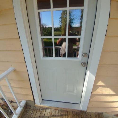 back door new close up