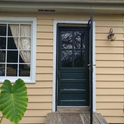 old den door view rear