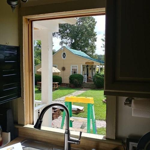 kitchen window removed