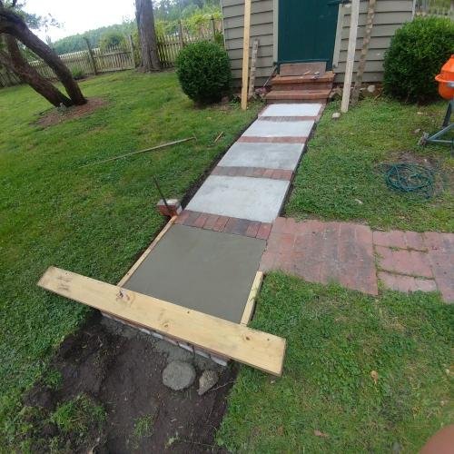 walkway rebuild