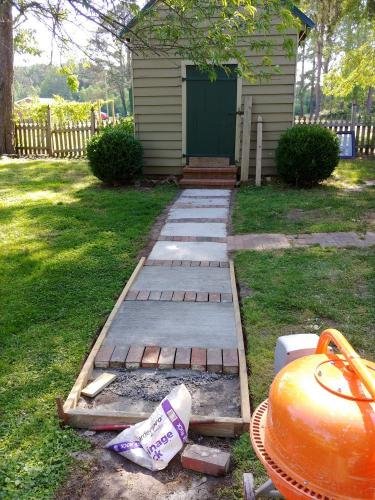 walkway rebuild