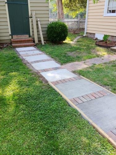 walkway rebuild