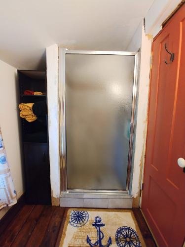 shower glass door