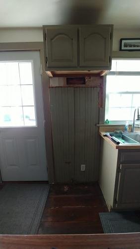 Stove removed vent removed